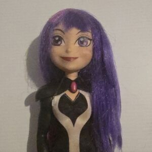 Mattel Doll with Vibrant Purple Hair and Black Outfit